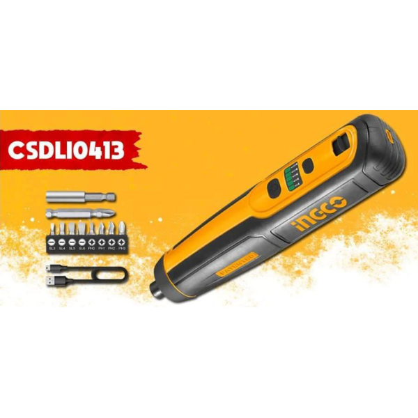 Cordless S/Driver 4V-Bit Ingco