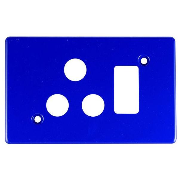 Crabtree Dedicated Plug Cover 4X2 Blue