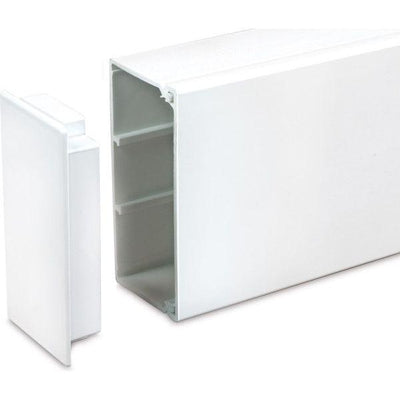 PVC Trunking Endcap - 16X16 (White)