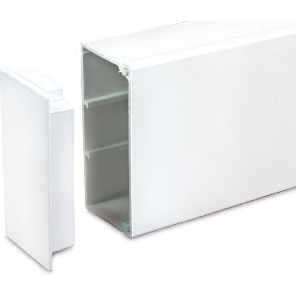 PVC Trunking Endcap - 16X16 (White)