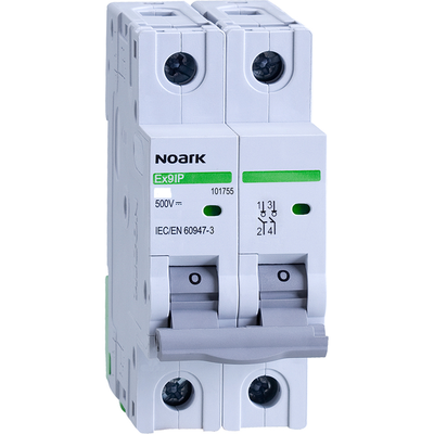 63A 2P Din Isolator Switch 500VDC