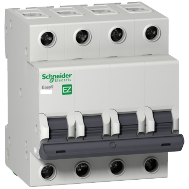 Circuit Breaker Din EZ9 4P 10A Schneider