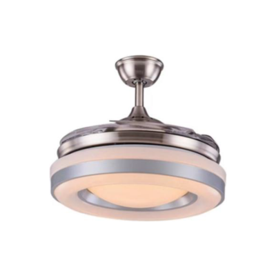 Ceiling Fan with Light Retractable