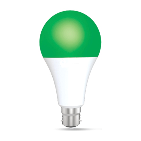 Flash LED Bulb 6W Green B22