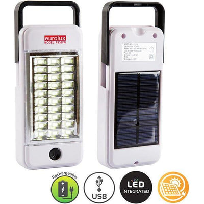5W LED Solar Recharge Emergency Light