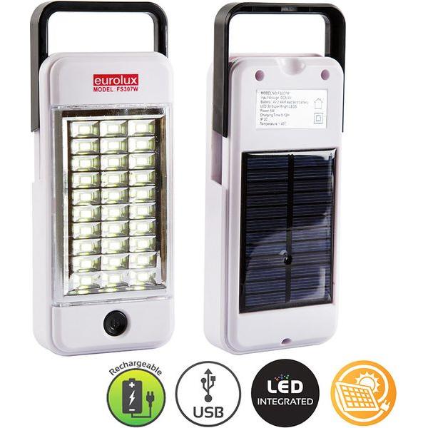 5W LED Solar Recharge Emergency Light