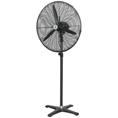 Industrial Highpower Standing Fan Black