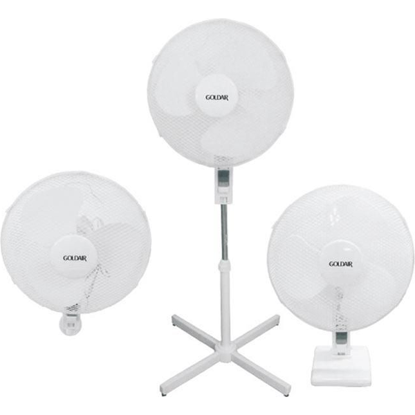 Standing Fan 3 in 1 Combination White