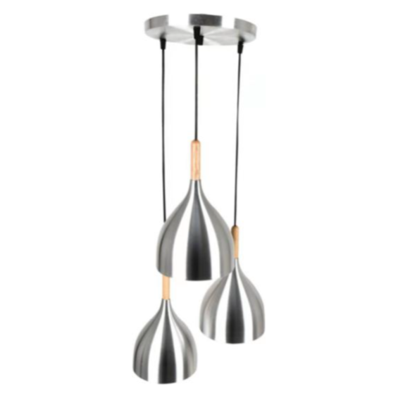 Pendant 3 Lamp Silver
