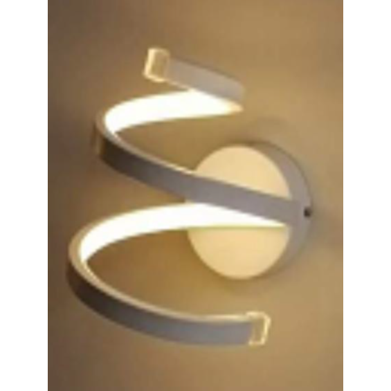 Led Wall Light Spiral White