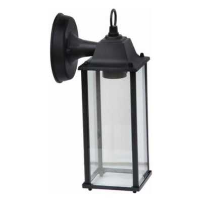 Wall Light Lantern Black