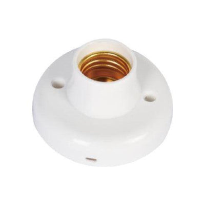 Lamp Holder Fitting ES White