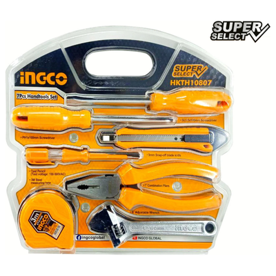 Tool Kit 7pc Blister Ingco