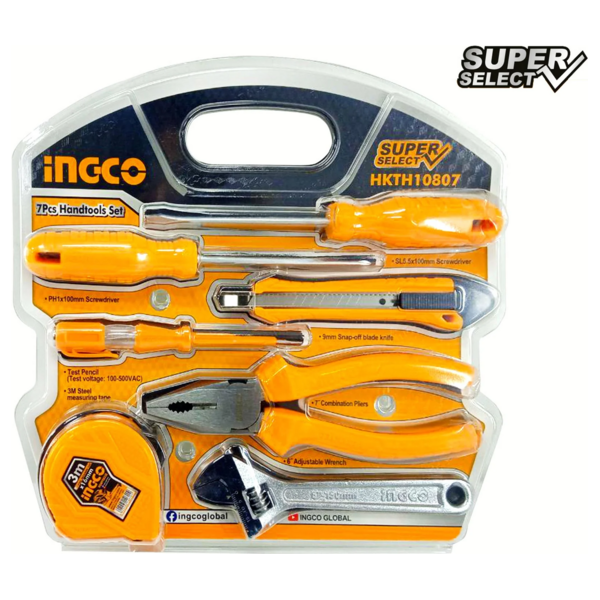 Tool Kit 7pc Blister Ingco