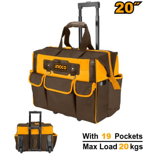 Rolling Rigid Tool Bag 20" Ingco