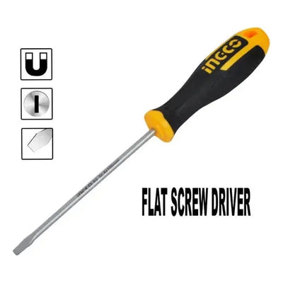 Screwdriver Slotted Ingco DIY 4x100mm