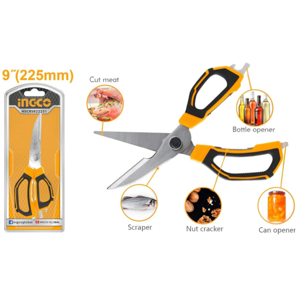 Kitchen Scissors Multifunction 225mm