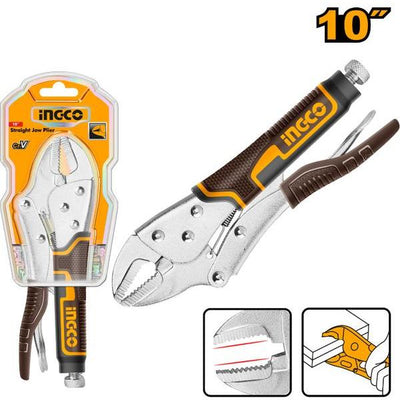 Vicegrip Straight 250mm CR-V Ingco