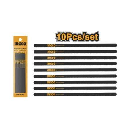 Ingco 10 Piece Mini Hacksaw Blade