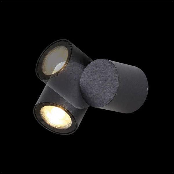 Matt Black Adjustable LED Wall Light