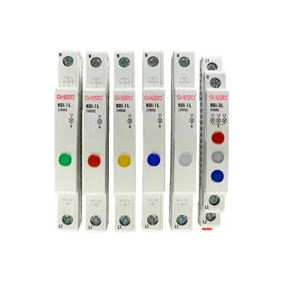 Led Din Rail Indicator 9mm - Blue