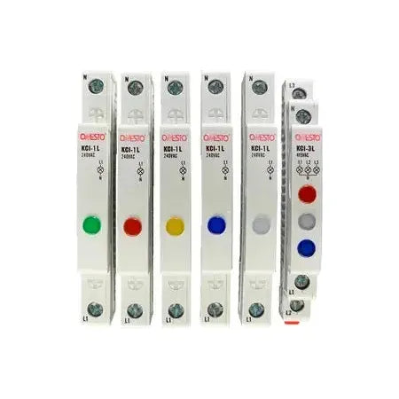Led Din Rail Indicator 9mm - Blue
