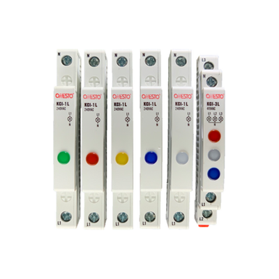 Led Din Rail Indicator 9mm - Red