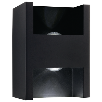 LED Up and Down Facing Wall Light - Grey