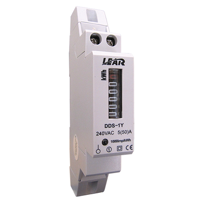 Lear Single Phase Din Electricity Meter