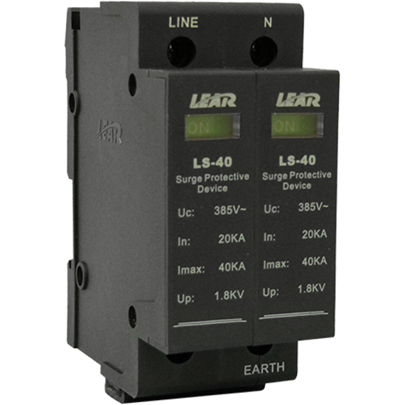 Lear 2P Surge Protector 10-20KA