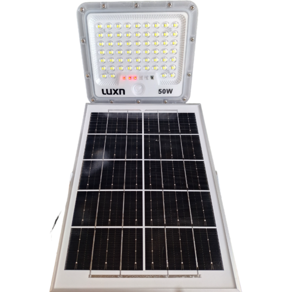 Led Flood Light Solar 50W White Luxn
