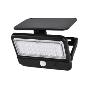 Led Solar Wall Light 4W G2 Black Luxn
