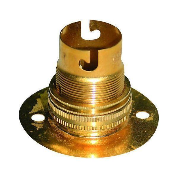 Lamp Holder Brass - B22 Lamp Batten