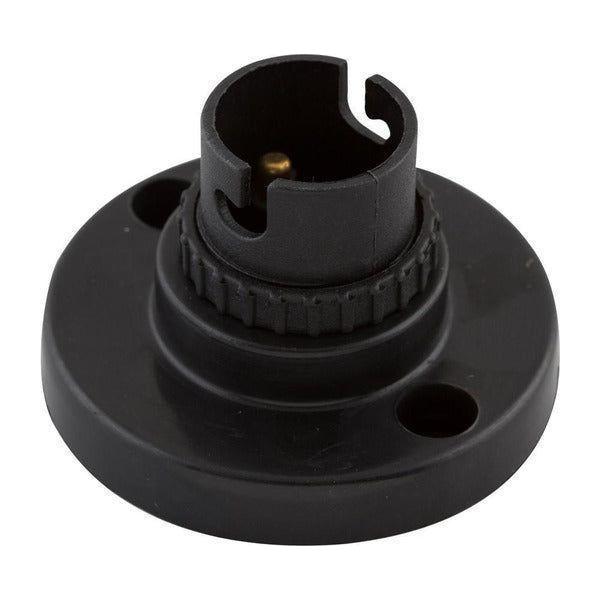 Lamp Holder Nylon-B22 Lamp Batten Black
