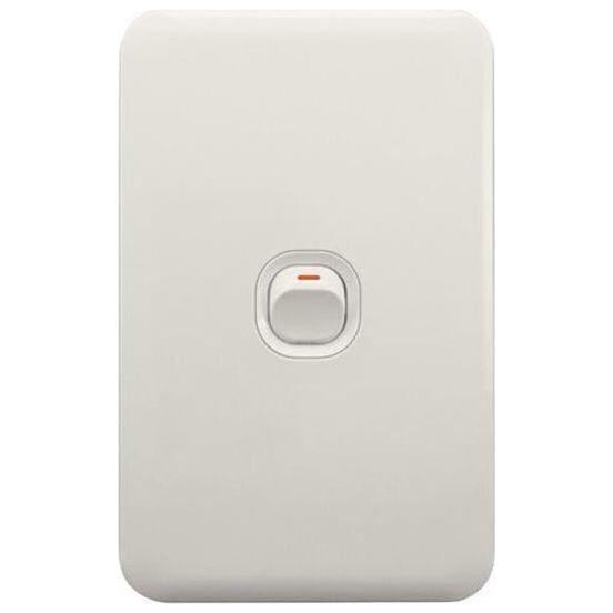 Lear 1 Lever Light Switch White