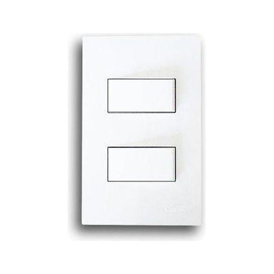 Matrix 2 Lever Light Switch White