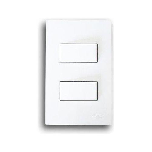 Matrix 2 Lever Light Switch White