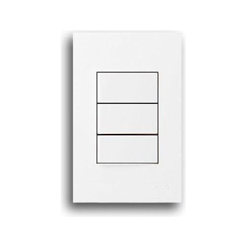 Matrix 3 Lever Light Switch White