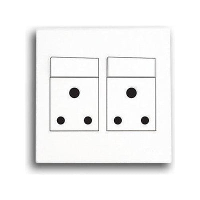 Matrix Double Plug 4X4 White