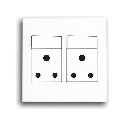Matrix Double Plug 4X4 White