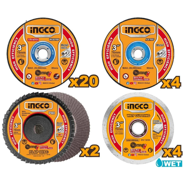 Cutting Disk Assorted Set 30pc