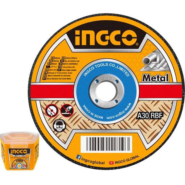 Cutting Disc Steel 115mm Ingco -10 Piece