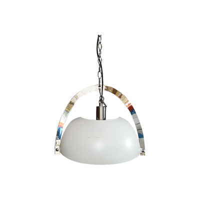 1 Light White Luxn Pendant Large