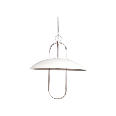 1 Light White Luxn Pendant