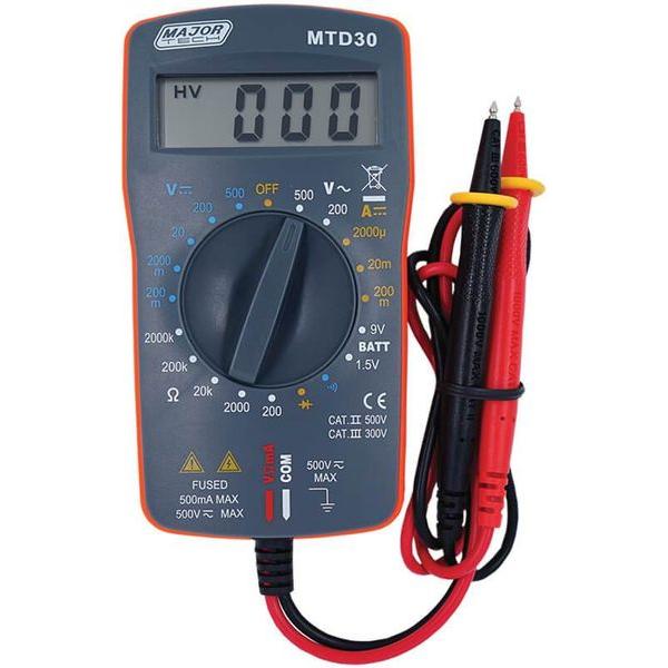 2000 Count Digital Multimeter MTD30