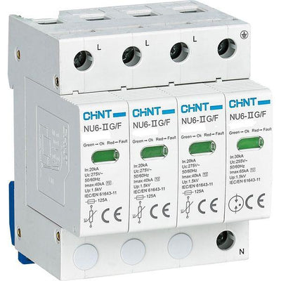 Surge Protector Switch 40KA 4P 385VAC