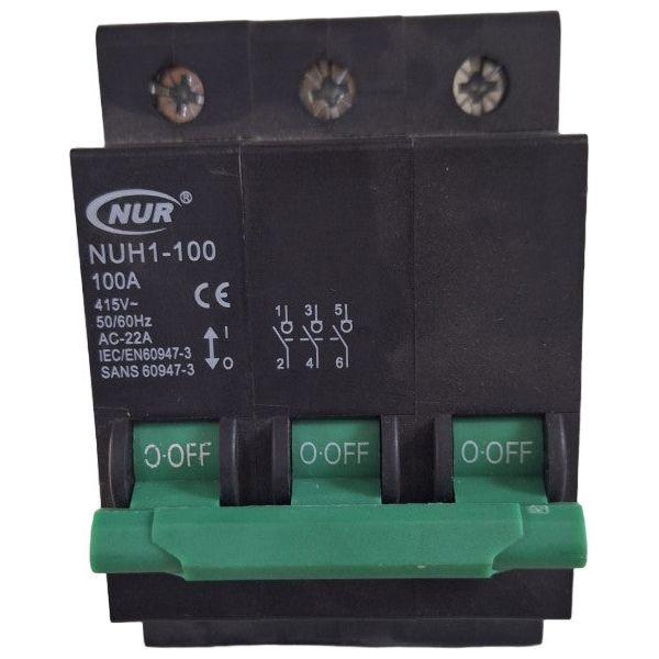 NUR Samite Switch Disconnector 3P 100A