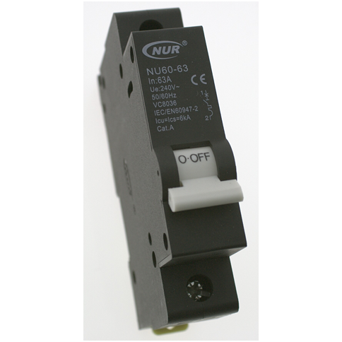 Nur Samite Circuit Breaker 1P 6KA 63A
