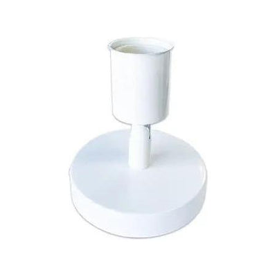 Lamp Holder Base Mount Adj White E27