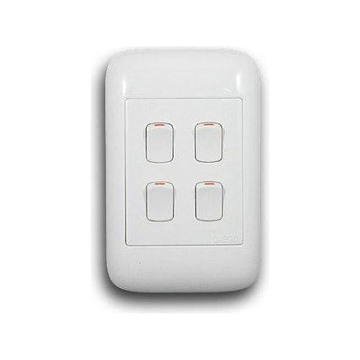 Onesto 4 Lever Light Switch